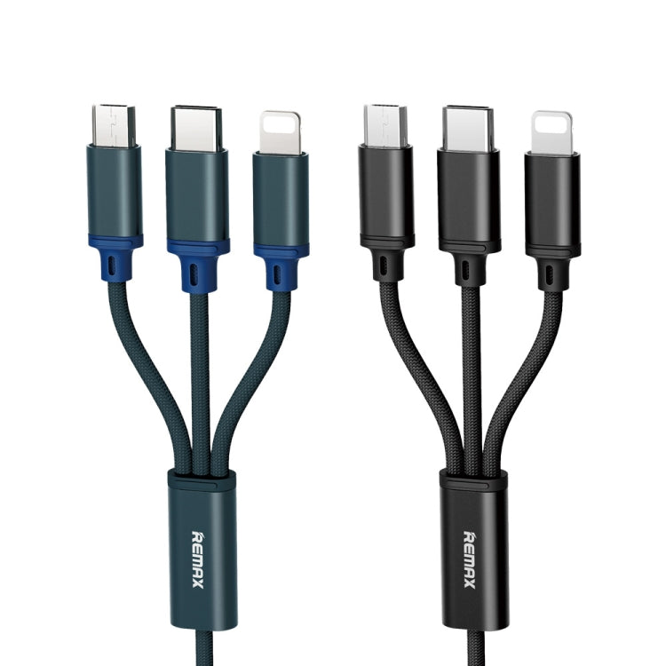 REMAX RC-131TH 1m 2.8A 3 in 1 USB to 8 Pin & USB-C / Type-C & สายชาร์จ Micro USB