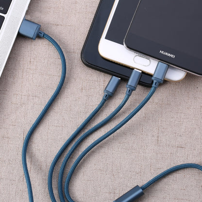 REMAX RC-131TH 1m 2.8A 3 in 1 USB to 8 Pin & USB-C / Type-C & สายชาร์จ Micro USB