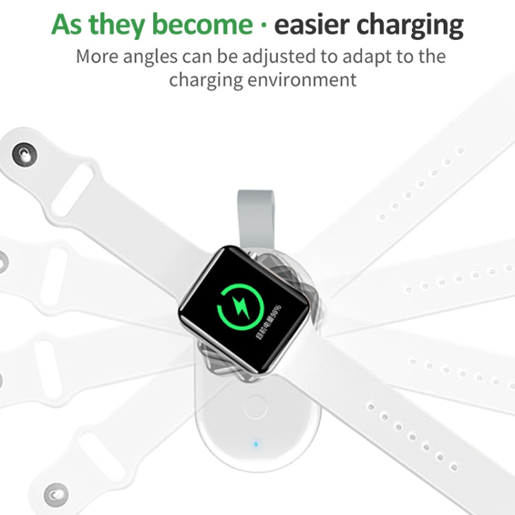 848 พลังงานมือถือแบบพกพาสากลและเครื่องชาร์จแม่เหล็กไร้สายสำหรับ Apple Watch Series 6 / 5 / SE / 4 / 3 / 2 / 1