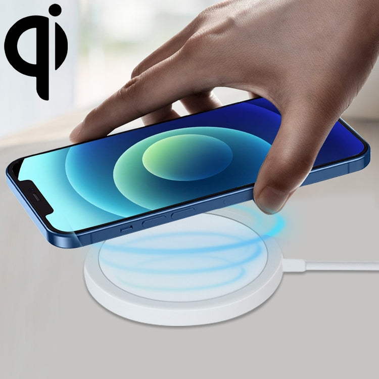 OJD-63 15W อลูมิเนียมอัลลอยด์สไตล์ Round Magsafe เครื่องชาร์จไร้สายแม่เหล็ก, Magnetic