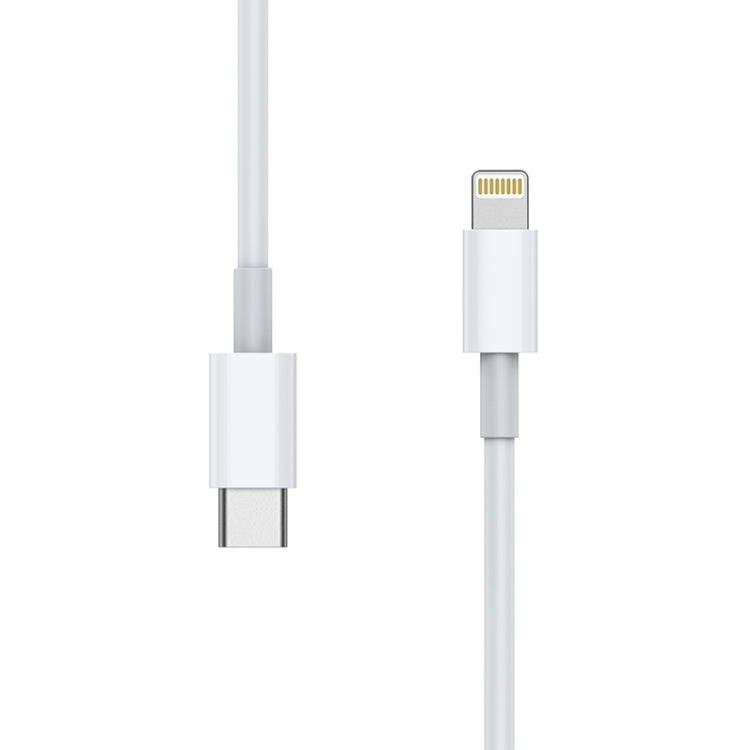 AWEI CL-68 3A Type-C / USB-C ถึง 8 Pin PD สายเคเบิลข้อมูลการชาร์จอย่างรวดเร็ว ความยาว: 1 ม.