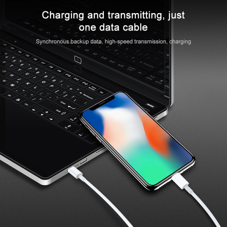 AWEI CL-68 3A Type-C / USB-C ถึง 8 Pin PD สายเคเบิลข้อมูลการชาร์จอย่างรวดเร็ว ความยาว: 1 ม.