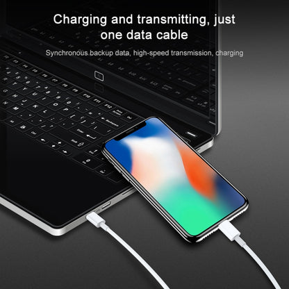 AWEI CL-68 3A Type-C / USB-C ถึง 8 Pin PD สายเคเบิลข้อมูลการชาร์จอย่างรวดเร็ว ความยาว: 1 ม.