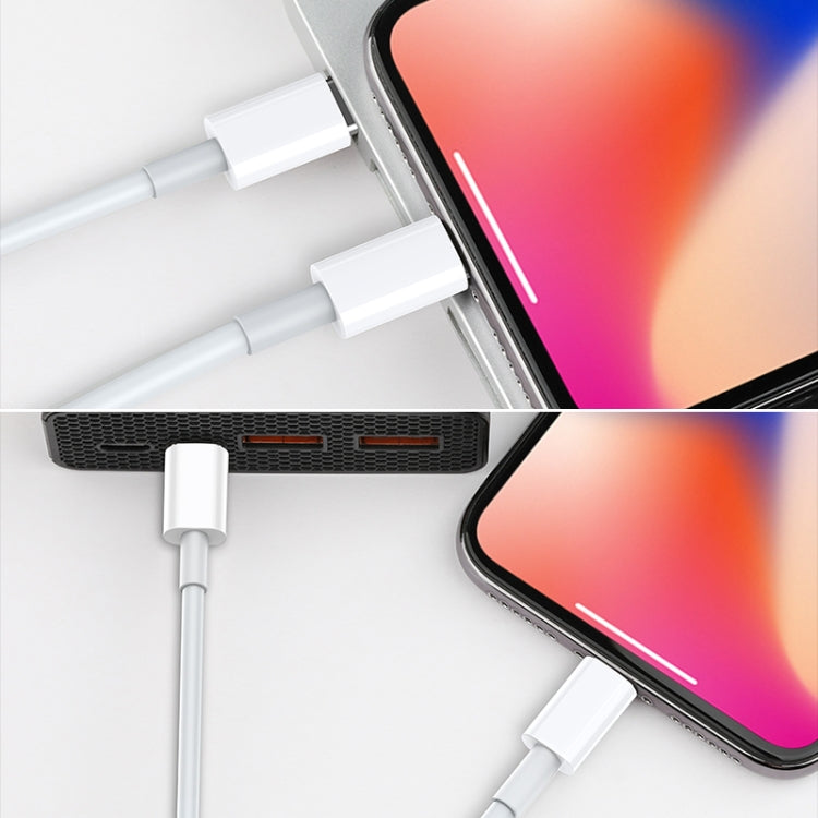 AWEI CL-68 3A Type-C / USB-C ถึง 8 Pin PD สายเคเบิลข้อมูลการชาร์จอย่างรวดเร็ว ความยาว: 1 ม.