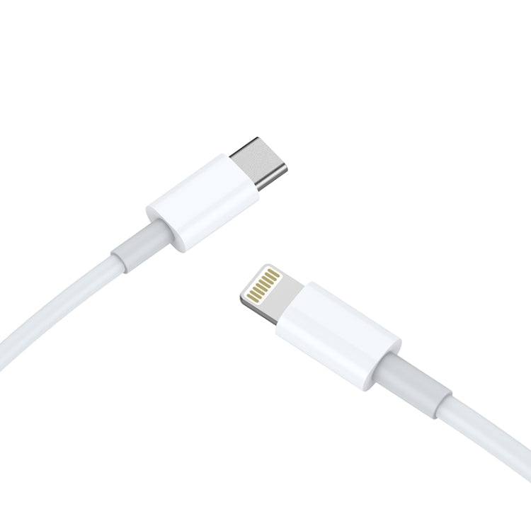 AWEI CL-68 3A Type-C / USB-C ถึง 8 Pin PD สายเคเบิลข้อมูลการชาร์จอย่างรวดเร็ว ความยาว: 1 ม.