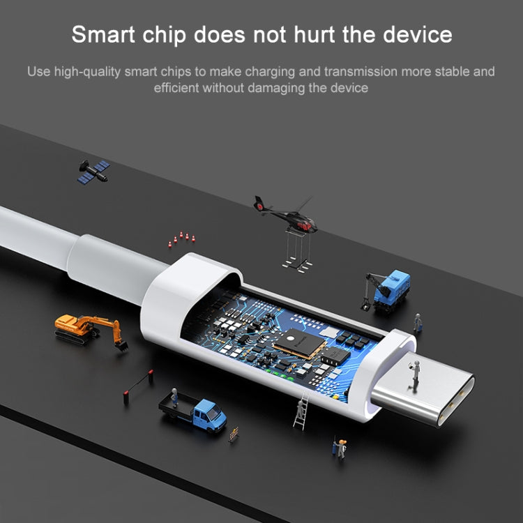 AWEI CL-68 3A Type-C / USB-C ถึง 8 Pin PD สายเคเบิลข้อมูลการชาร์จอย่างรวดเร็ว ความยาว: 1 ม.