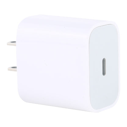 PD 20W เครื่องชาร์จสำหรับเดินทางอินเทอร์เฟซ USB-C / Type-C เดี่ยว, ปลั๊ก US, 20W US Plug