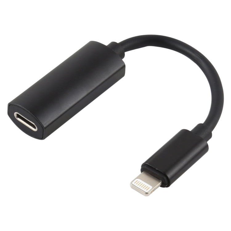 2 in 1 8 Pin Male to Dual 8 Pin Female ชาร์จและฟังเพลงอะแดปเตอร์หูฟังเสียงเข้ากันได้กับระบบ IOS ทั้งหมด