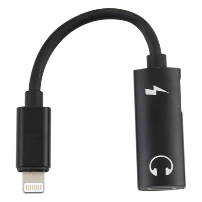 2 in 1 8 Pin Male to Dual 8 Pin Female ชาร์จและฟังเพลงอะแดปเตอร์หูฟังเสียงเข้ากันได้กับระบบ IOS ทั้งหมด