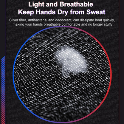 ROCK i27 Super Conductive Silver Fiber Anti-sweat Sensitive Touch Gaming Finger Cover สำหรับนิ้วหัวแม่มือ / นิ้วชี้