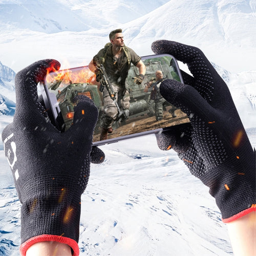 ROCK i28 ถุงมือเล่นเกมสัมผัสละเอียดอ่อนไฟเบอร์สีเงินนำไฟฟ้าซุปเปอร์ป้องกันเหงื่อ