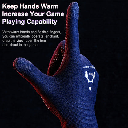ROCK i28 ถุงมือเล่นเกมสัมผัสละเอียดอ่อนไฟเบอร์สีเงินนำไฟฟ้าซุปเปอร์ป้องกันเหงื่อ