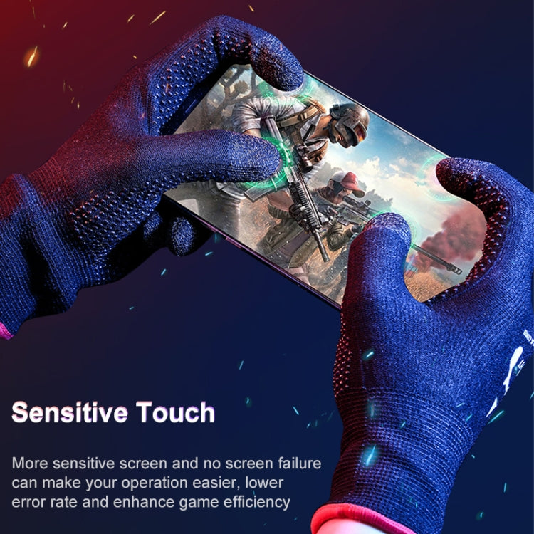 ROCK i28 ถุงมือเล่นเกมสัมผัสละเอียดอ่อนไฟเบอร์สีเงินนำไฟฟ้าซุปเปอร์ป้องกันเหงื่อ