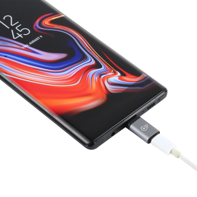 อะแดปเตอร์ชาร์จ USB-C / Type-C ชายถึง 8 พินรองรับการส่งข้อมูล, 8 Pin Female