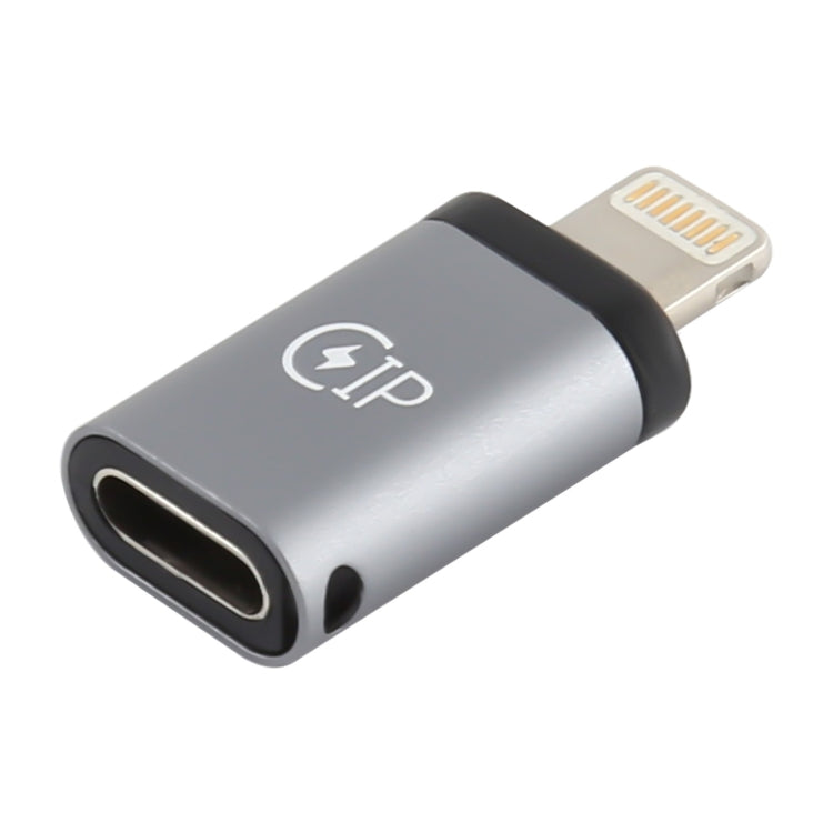 อะแดปเตอร์ชาร์จหญิง 8 พินเป็น USB-C / Type-C รองรับการส่งข้อมูล, 8 Pin Male