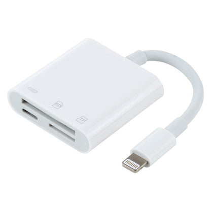 NK-101Y Pro 8 Pin to 8 Pin + SD + TF พอร์ต 3 ใน 1 อะแดปเตอร์สำหรับอ่านกล้อง
