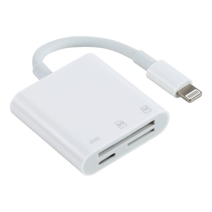 NK-101Y Pro 8 Pin to 8 Pin + SD + TF พอร์ต 3 ใน 1 อะแดปเตอร์สำหรับอ่านกล้อง