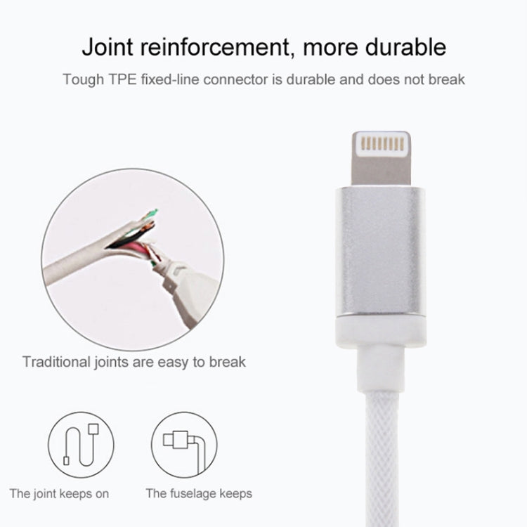 หัวโลหะสไตล์สุทธิ 1 ม. 8 พินสำหรับข้อมูล USB / สายชาร์จ