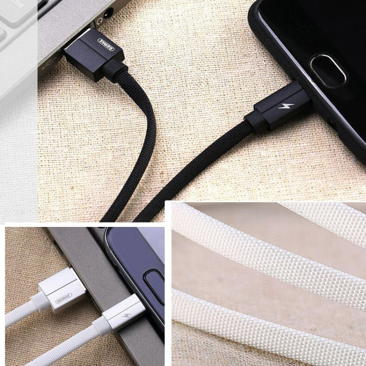 REMAX RC-094i 2 ม. 2.4A USB ถึง 8 พินอลูมิเนียมอัลลอยด์ถักเปียสายเคเบิลข้อมูลการชาร์จอย่างรวดเร็ว, 8 Pin