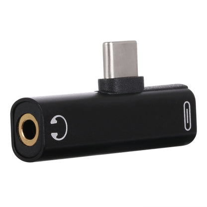 2 in 1 USB-C / Type-C ชายกับ USB-C / Type-C หญิง 3.5 มม. แจ็คชาร์จอะแดปเตอร์การฟัง