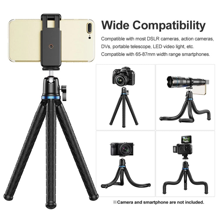 APEXEL APL-JJ10 กล้องกีฬา SLR มือถือถ่ายทอดสดถ่ายทอดสดขายึดขาตั้งกล้องปลาหมึกยักษ์สากล, APL-JJ10