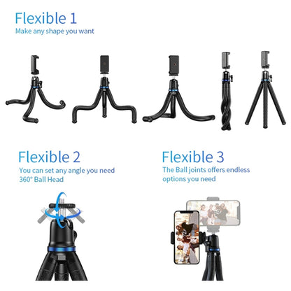 APEXEL APL-JJ10 กล้องกีฬา SLR มือถือถ่ายทอดสดถ่ายทอดสดขายึดขาตั้งกล้องปลาหมึกยักษ์สากล, APL-JJ10