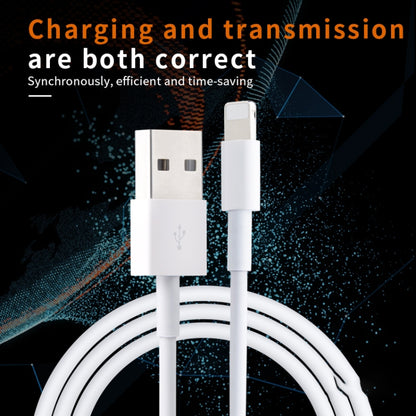 IVON CA19 2.4A USB to 8 Pin Fast Charge Data Cable สำหรับ iPhone, iPad, ความยาว: 1 ม.