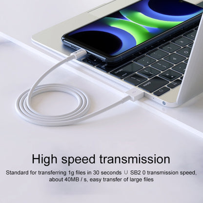 สายเคเบิลข้อมูลการชาร์จอย่างรวดเร็ว IVON CA70 Type-C / USB-C ความยาว: 1 ม, Type-C, Length: 1m