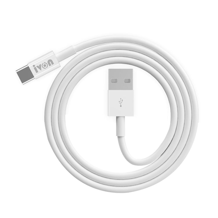 สายเคเบิลข้อมูลการชาร์จอย่างรวดเร็ว IVON CA70 Type-C / USB-C ความยาว: 2 ม, Type-C, Length: 2m