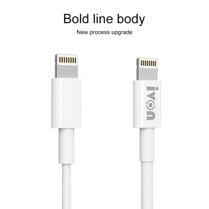 สายเคเบิลข้อมูลการชาร์จอย่างรวดเร็ว IVON CA70 Type-C / USB-C ความยาว: 2 ม, Type-C, Length: 2m