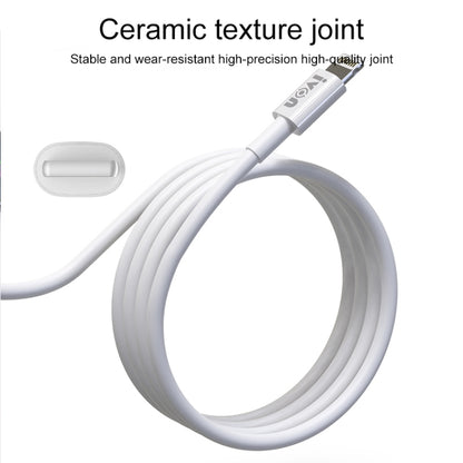 สายเคเบิลข้อมูลการชาร์จอย่างรวดเร็ว IVON CA70 Type-C / USB-C ความยาว: 2 ม, Type-C, Length: 2m