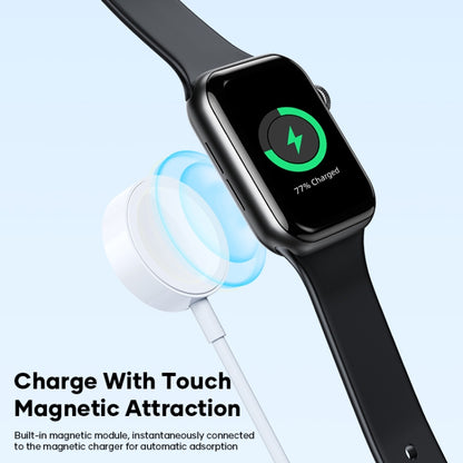 3 in 1 USB-C / Type-C ถึง 8 พิน USB-C / Type-C Magnetic Watch สายชาร์จข้อมูลไร้สายความยาวสายเคเบิล: 1.2 ม., 3 in 1