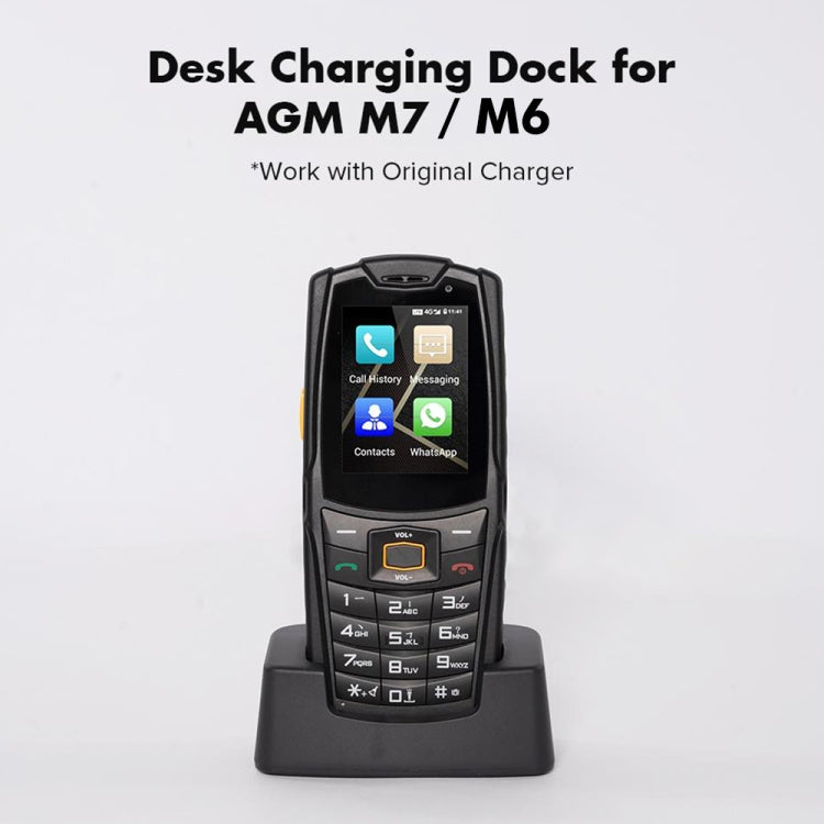 AGM DCD-M67 5V 1A แท่นชาร์จเดสก์ท็อป USB-C / Type-C สำหรับ AGM M6 / M7, For AGM M6 / M7
