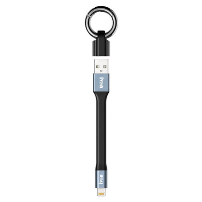 IVON CA90 2.4A USB to 8 Pin สายเคเบิลข้อมูลแบบพกพาพร้อมวงแหวน, ความยาว: 14.5 ซม., 8 Pin