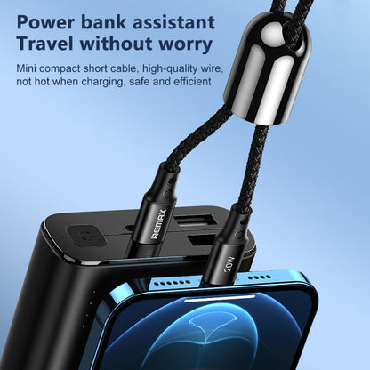 REMAX RC-140i Thor Series PD 20W USB-C / Type-C ถึง 8 Pin สายเคเบิลข้อมูลเชือกเส้นเล็กแบบพกพา ความยาวสายเคเบิล: 1.2 ม., USB-C / Type-C to 8 Pin