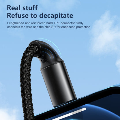 REMAX RC-140a Thor Series 65W USB-C / Type-C to USB-C / Type-C สายเคเบิลข้อมูลเชือกเส้นเล็กแบบพกพา, ความยาวสายเคเบิล: 1.2 ม., USB-C / Type-C to USB-C / Type-C