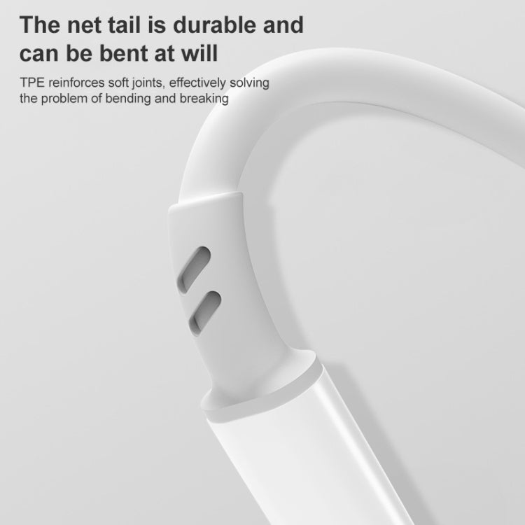 3A 3 in 1 USB เข้ากับ TypeC / 8 Pin / Micro USB สายชาร์จเร็ว, ความยาวสายเคเบิล: 1.2 ม., White