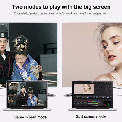 A18 Pro 3 in 1 8 Pin + Type-C + Micro USB เป็น HDMI + อะแดปเตอร์ AV ดิจิตอล 8 พิน