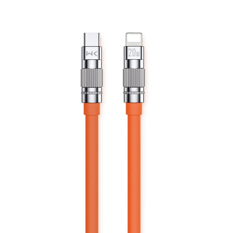 WK WDC-187 Qjie ซีรีส์ 20W USB-C/Type-C ถึง 8 Pin Fast Charge Data Cable ความยาว: 1 ม., USB-C/Type-C to 8 Pin