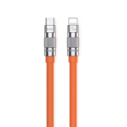 WK WDC-187 Qjie ซีรีส์ 20W USB-C/Type-C ถึง 8 Pin Fast Charge Data Cable ความยาว: 1 ม., USB-C/Type-C to 8 Pin
