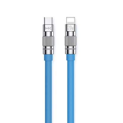 WK WDC-187 Qjie ซีรีส์ 20W USB-C/Type-C ถึง 8 Pin Fast Charge Data Cable ความยาว: 1 ม., USB-C/Type-C to 8 Pin