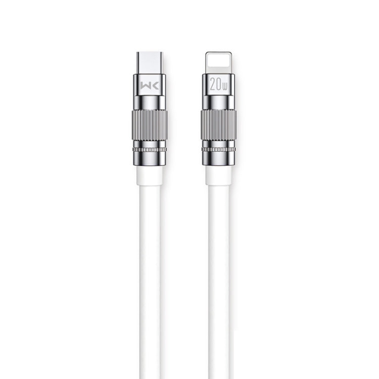 WK WDC-187 Qjie ซีรีส์ 20W USB-C/Type-C ถึง 8 Pin Fast Charge Data Cable ความยาว: 1 ม., USB-C/Type-C to 8 Pin