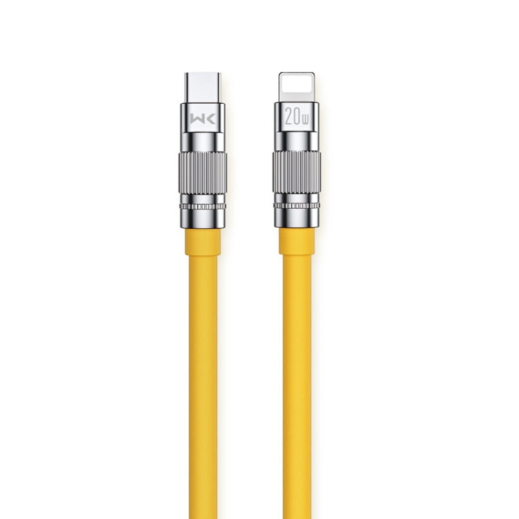 WK WDC-187 Qjie ซีรีส์ 20W USB-C/Type-C ถึง 8 Pin Fast Charge Data Cable ความยาว: 1 ม., USB-C/Type-C to 8 Pin