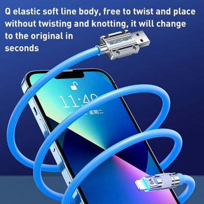 WK WDC-187 Qjie ซีรีส์ 20W USB-C/Type-C ถึง 8 Pin Fast Charge Data Cable ความยาว: 1 ม., USB-C/Type-C to 8 Pin