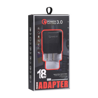 LZ-2117 18W QC3.0 3.1A USB ที่ชาร์จเร็ว, ปลั๊ก US, US Plug