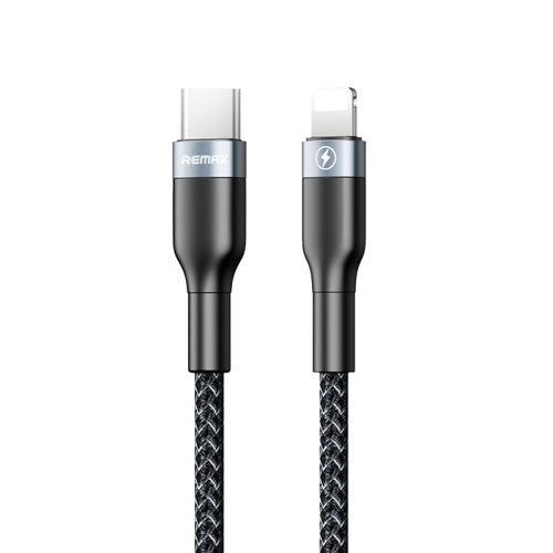 REMAX RC-009i 1 ม. 2.22A USB-C / Type-C ถึง 8 Pin 20W PD สายเคเบิลข้อมูลการชาร์จอย่างรวดเร็ว, Type-C to 8 Pin 20W