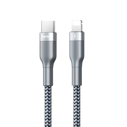 REMAX RC-009i 1 ม. 2.22A USB-C / Type-C ถึง 8 Pin 20W PD สายเคเบิลข้อมูลการชาร์จอย่างรวดเร็ว, Type-C to 8 Pin 20W