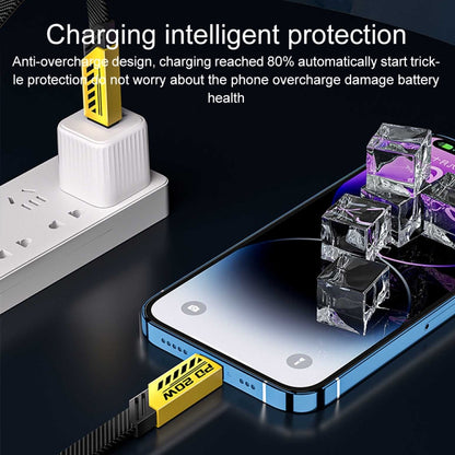 WK WDC-190a Mech Series 6A USB to USB-C/Type-C สายเคเบิลข้อมูลชาร์จเร็ว ความยาว: 1 ม., USB to USB-C/Type-C
