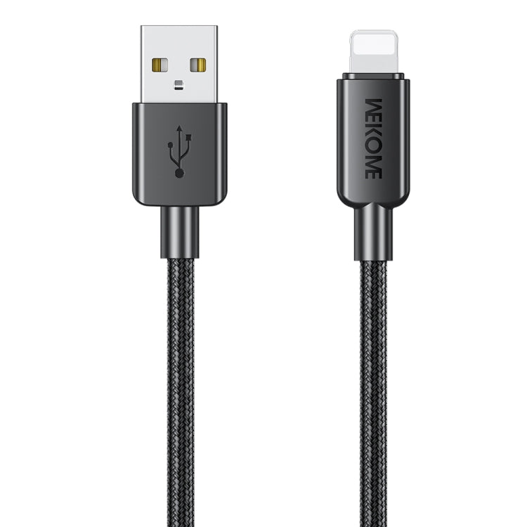 WEKOME WDC-03 Tidal Energy Series 2.4A USB to 8 Pin Braided Data Cable, ความยาว: 1 ม., USB to 8 Pin