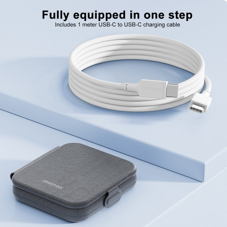 MOMAX UD30 Q.Mag Go 2 in 1 Magsafe Magnetic Wireless Charger